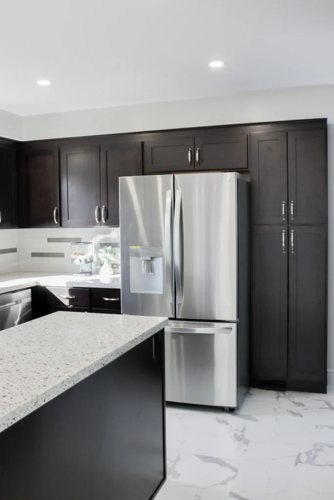 Black and White Kitchen Renovation, Expansion Reno